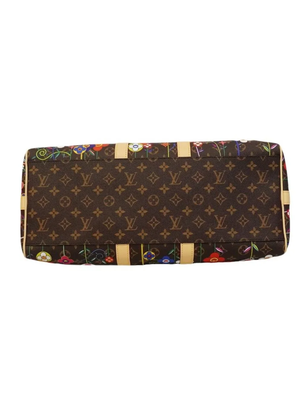 Louis Vuitton Boston Bag Monogram LV Takashi Murakami Keepall Bandouliere 45